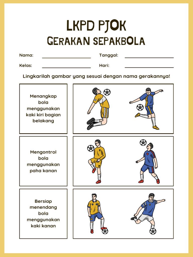 Menggali Potensi Dini Kisi-Kisi Soal PJOK Sepak Bola Kelas 4 SD yang Menggali Potensi Dini Kisi-Kisi Soal PJOK Sepak Bola Kelas 4 SD yang