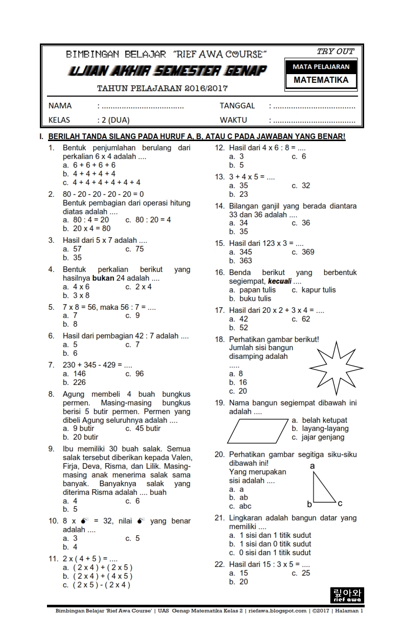 Terungkap! Ini Contoh Soal HOTS Matematika SD Kelas 4 Semester 2 yang Pasti Keluar 2026