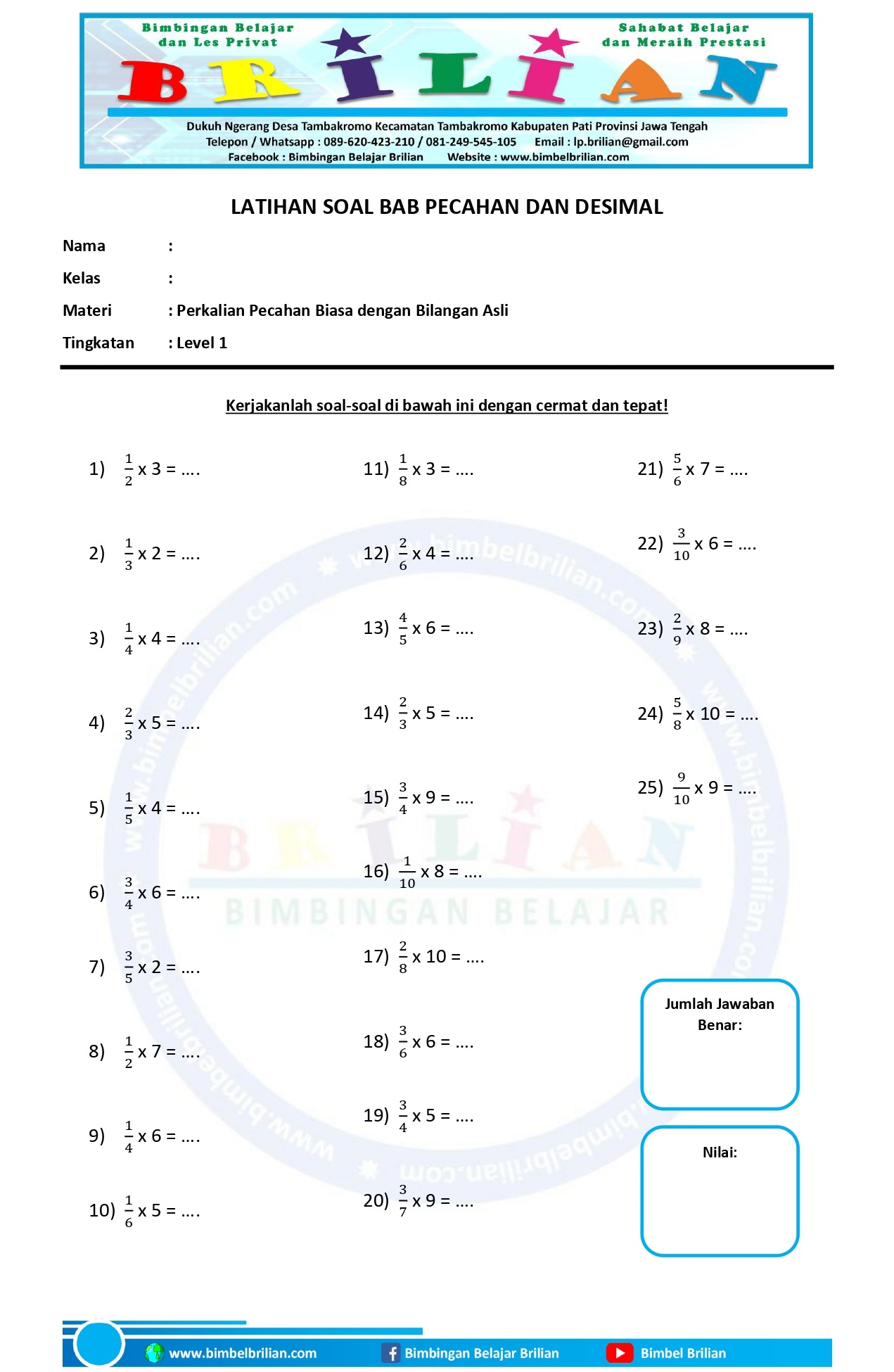 Wajib Tahu 5 Contoh Soal HOTS Pecahan Senilai Kelas 4 SD untuk Jago Matematika 2026